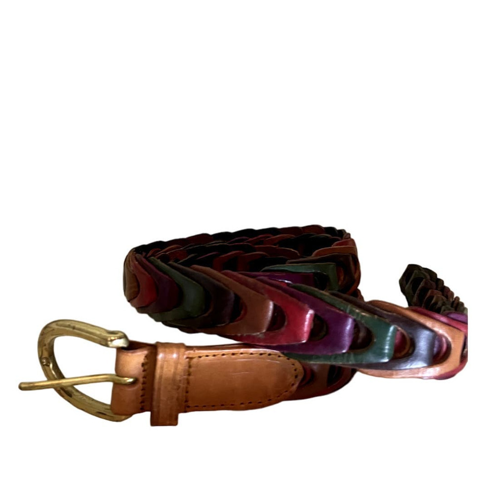 Aimee-Lynn Vintage 90s Bohemian leather multicolor belt